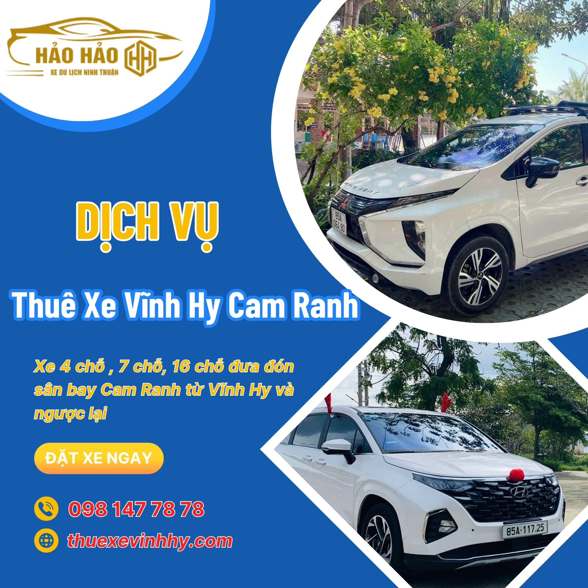 thue xe vinh hy cam ranh