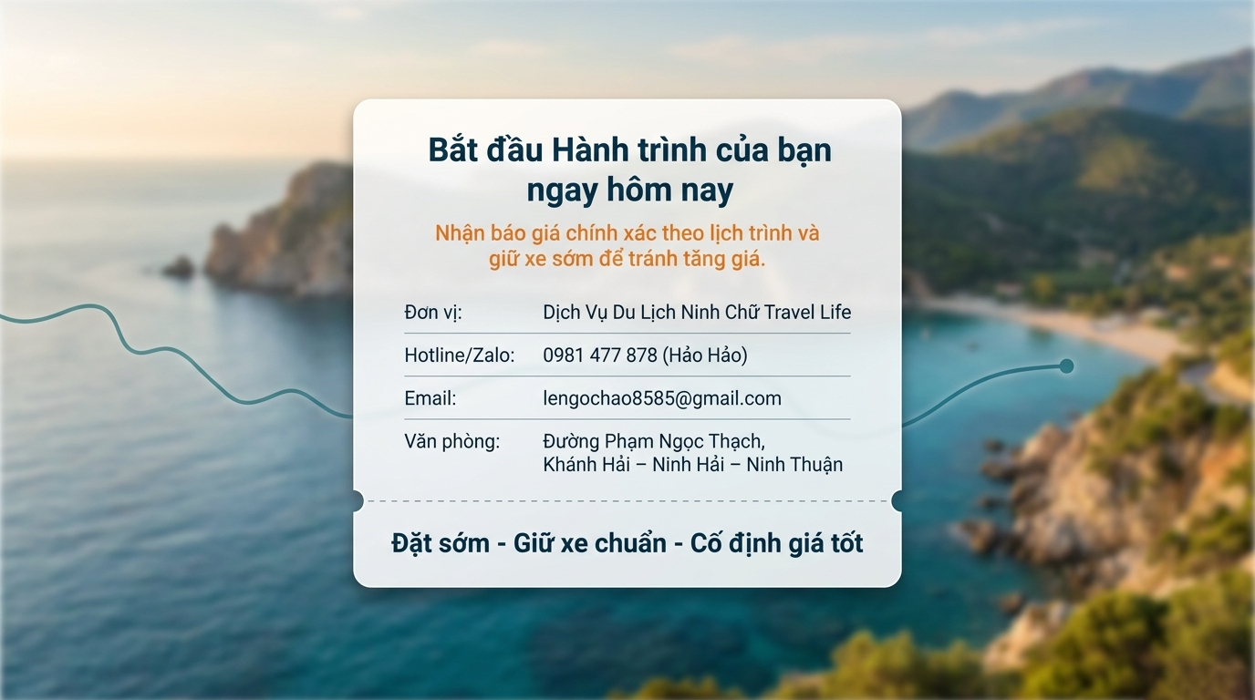 Giá thuê xe Cam Ranh Vĩnh Hy