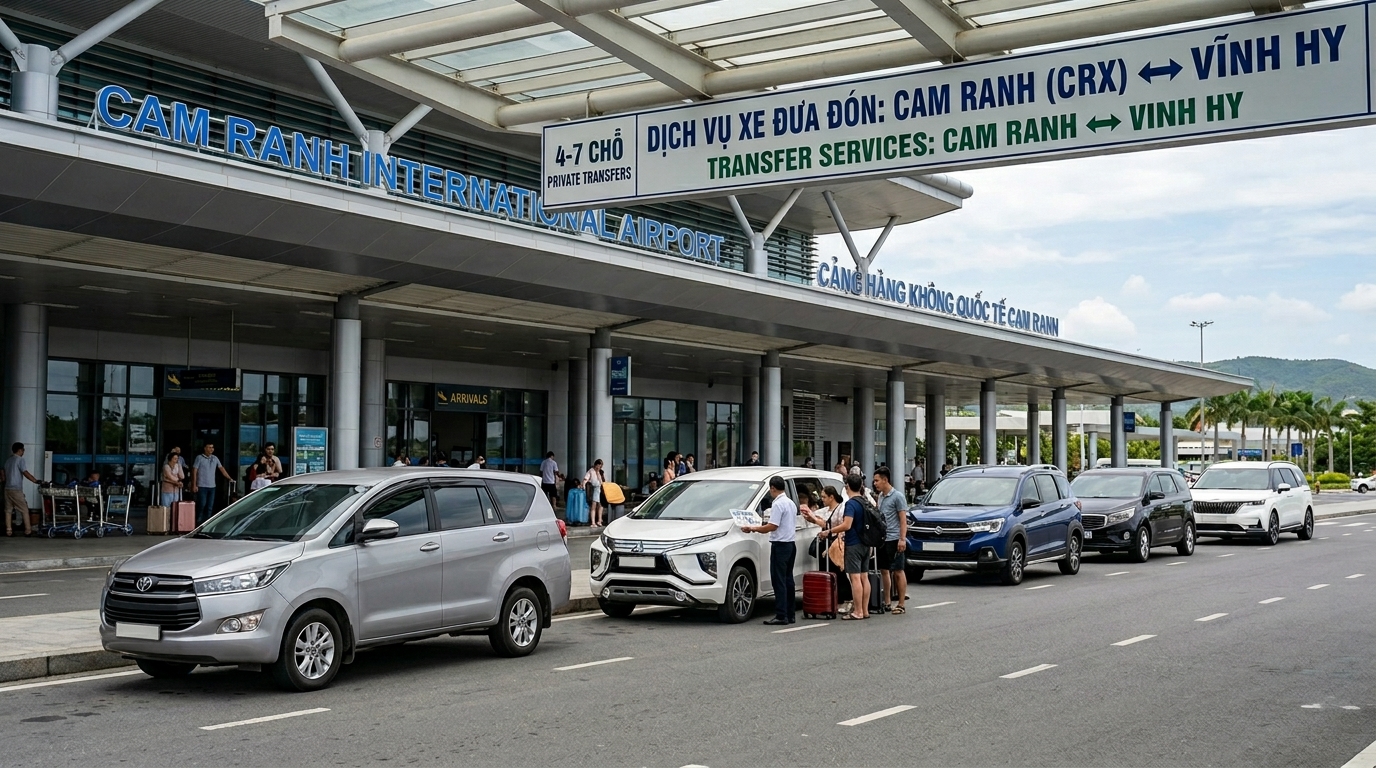 xe đưa đón sân bay Cam Ranh